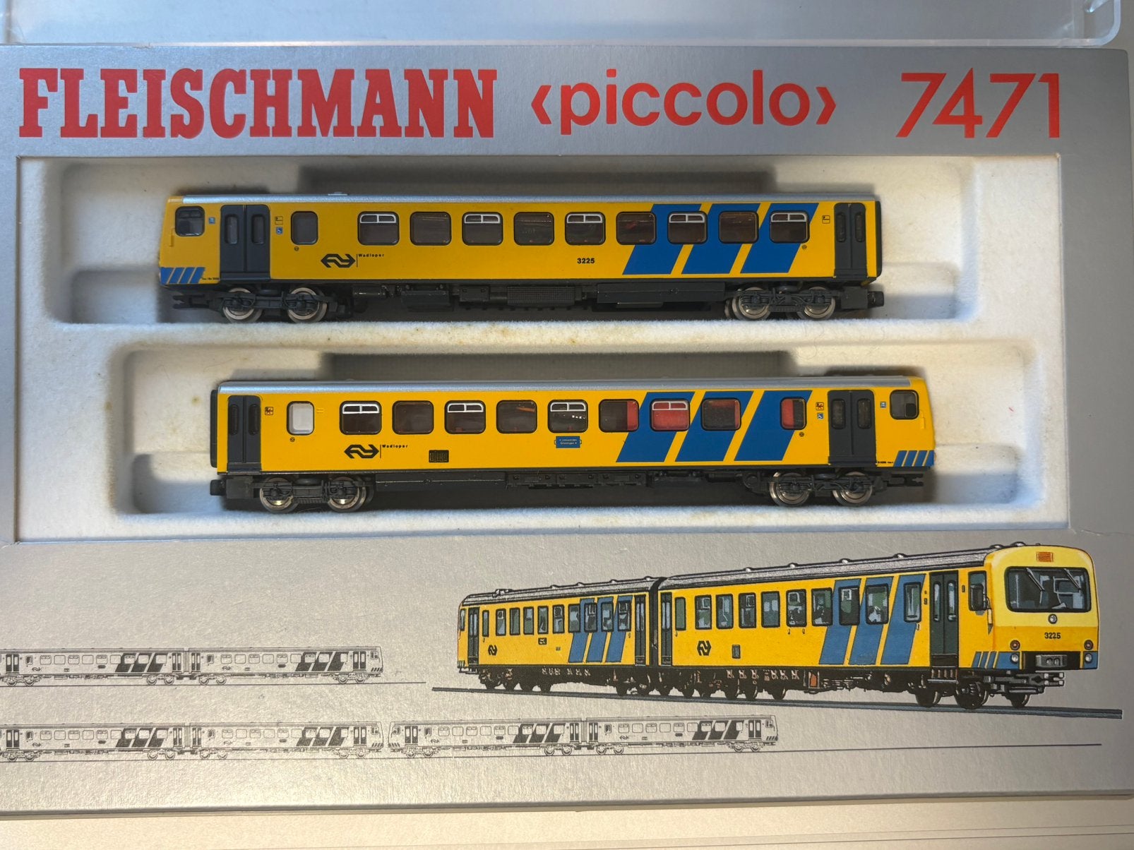 Fleischmann 7471, NS wadloper, digitaal, OVP, Fleischmann, Ophalen of Verzenden, Gelijkstroom, Locomotief
