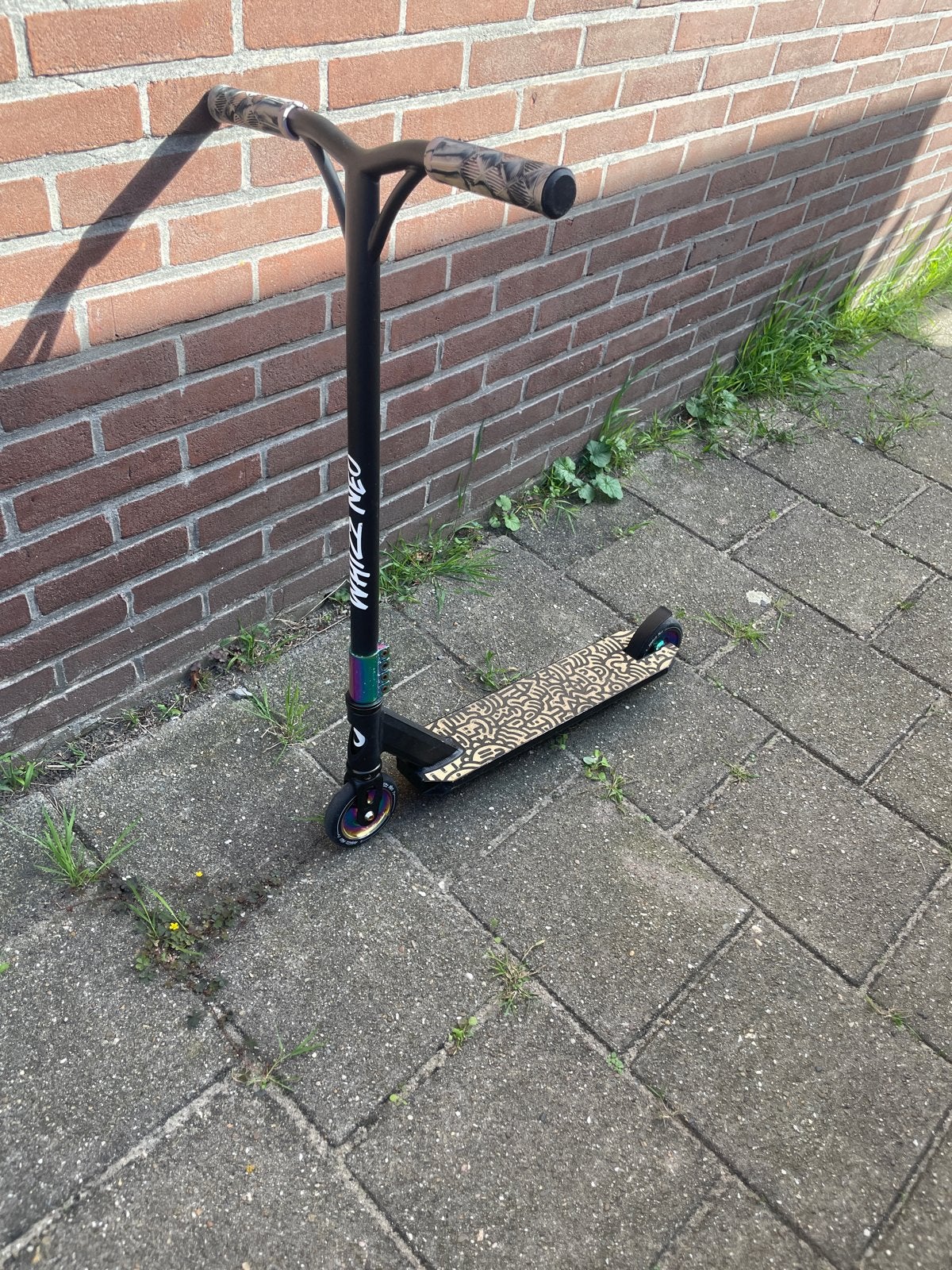 Stuntstep met uniek design, Fietsen en Brommers, Ophalen of Verzenden, Gebruikt, Gewone step