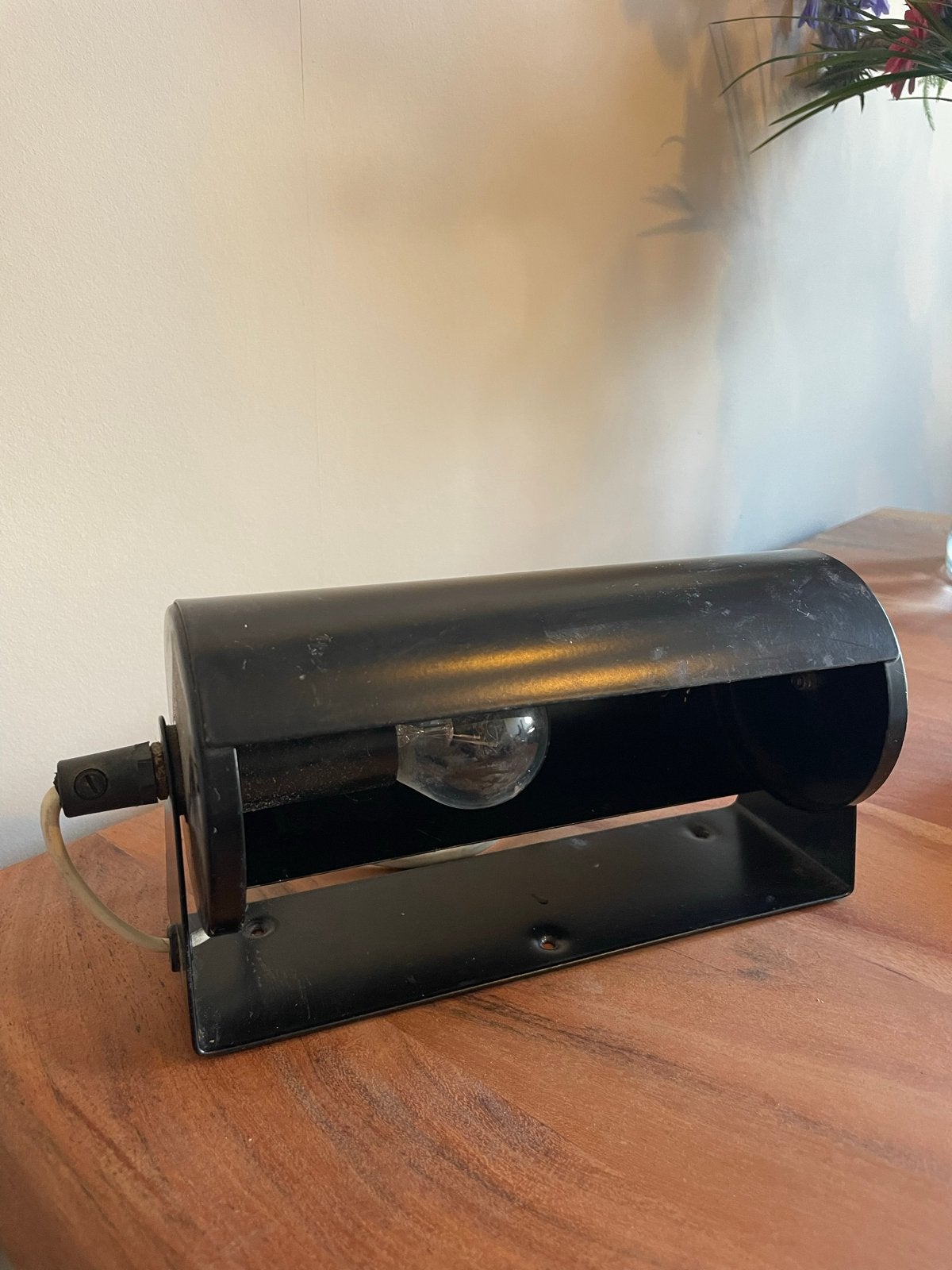 Retro IKEA LOD wandlamp - Zwart, Ophalen of Verzenden, Huis en Inrichting