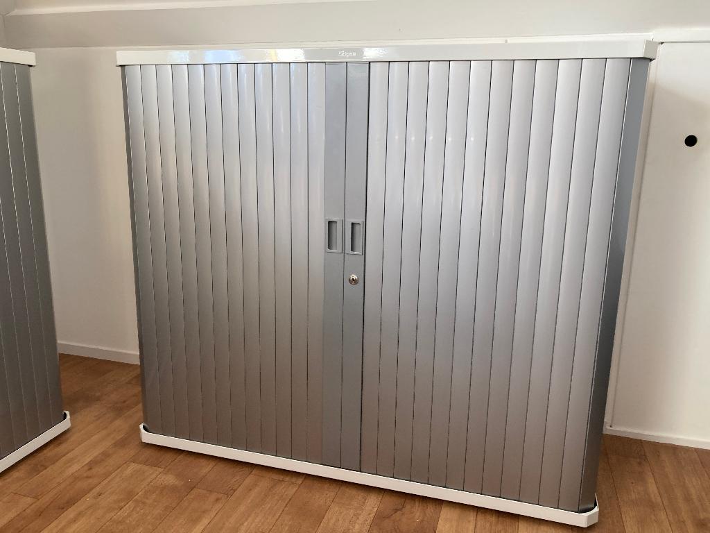 Gispen Octa roldeurenkast - 2x, Ophalen, Zakelijk, 100 tot 150 cm, 100 tot 150 cm