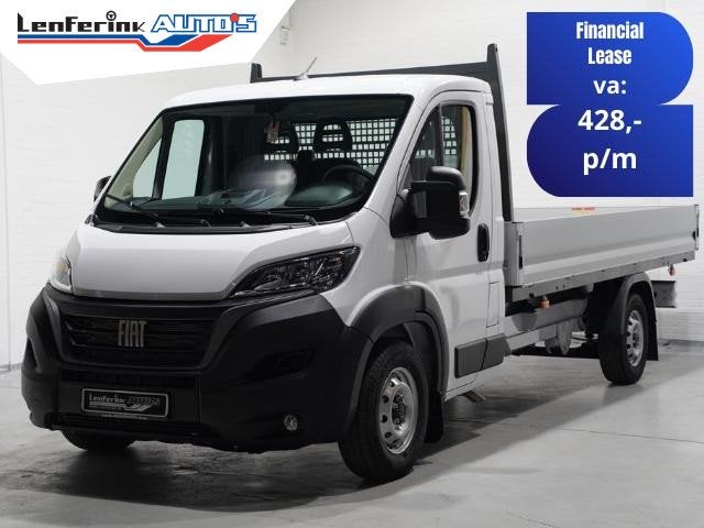 Fiat Ducato 2.2 MJet 140 pk L4 Pick Up / Open Laadbak Airco,, Auto's, Voorwielaandrijving, Stof, Gebruikt, 4 cilinders