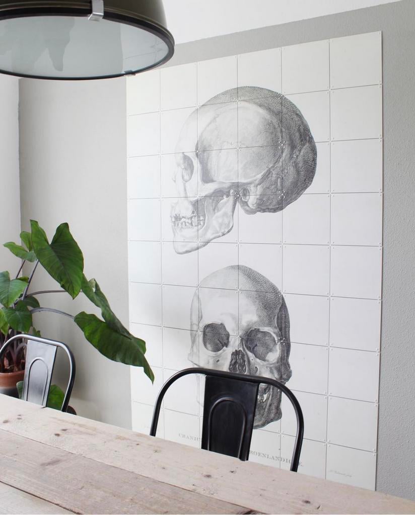 IXXI The skull groot formaat 120x180 cm, 180 cm, Meerkleurig, Ophalen of Verzenden, Zo goed als nieuw