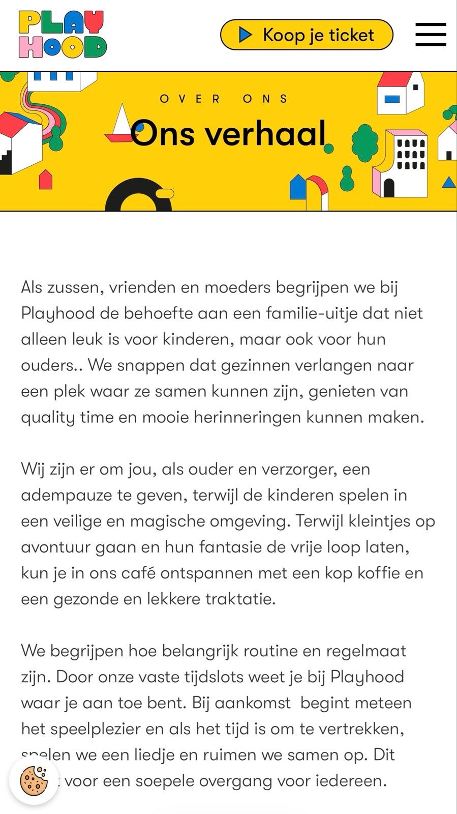 Speelparadijs Playhood Hilversum 10 rittenkaart, Eén persoon, Ticket of Toegangskaart