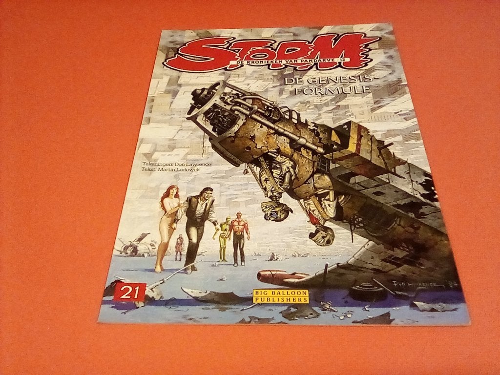 Storm: De Kronieken van Pandarve 21 - De Genesis Formule, Eén stripboek, Don Lawrence, Martin Lodewijk, Ophalen of Verzenden, Zo goed als nieuw
