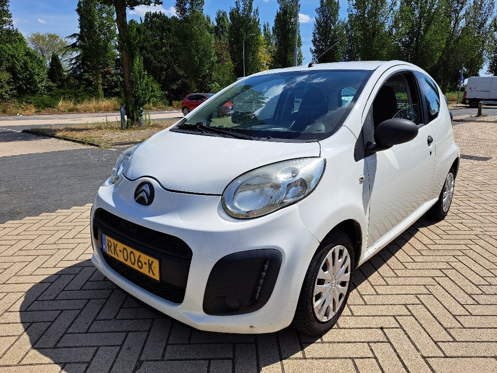Citroën C1 1.0 3-DRS 2013 Wit, Voorwielaandrijving, Euro 5, Stof, C1
