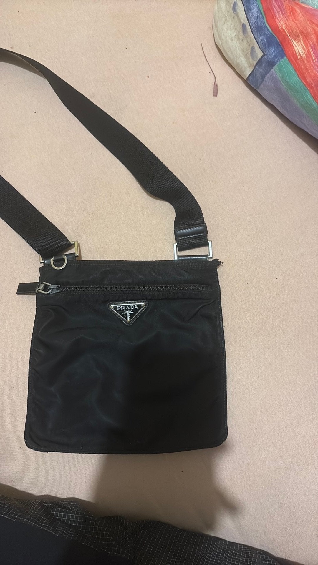 Vintage prada tas, Ophalen, Zo goed als nieuw, Zwart