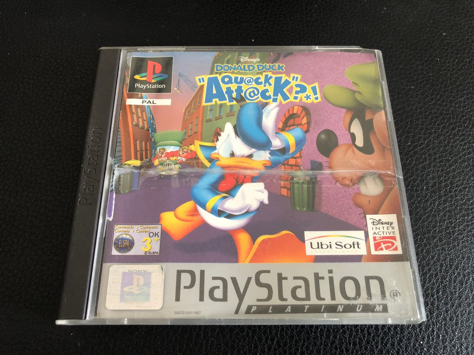 PS1, Donald Duck Quack Attack Platinum #2, Avontuur en Actie, 1 speler, Ophalen of Verzenden, Zo goed als nieuw