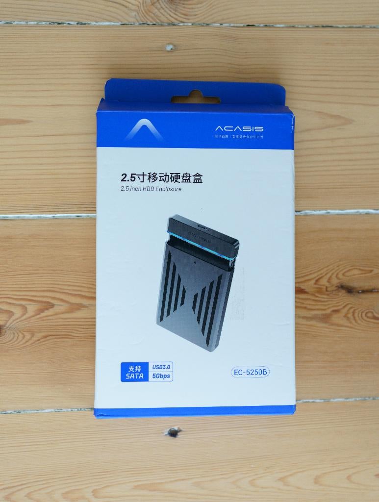 USB 3.0 behuizing voor SATA HDD, Computers en Software, Harde schijven, Nieuw, Ophalen of Verzenden, Laptop, Acasis