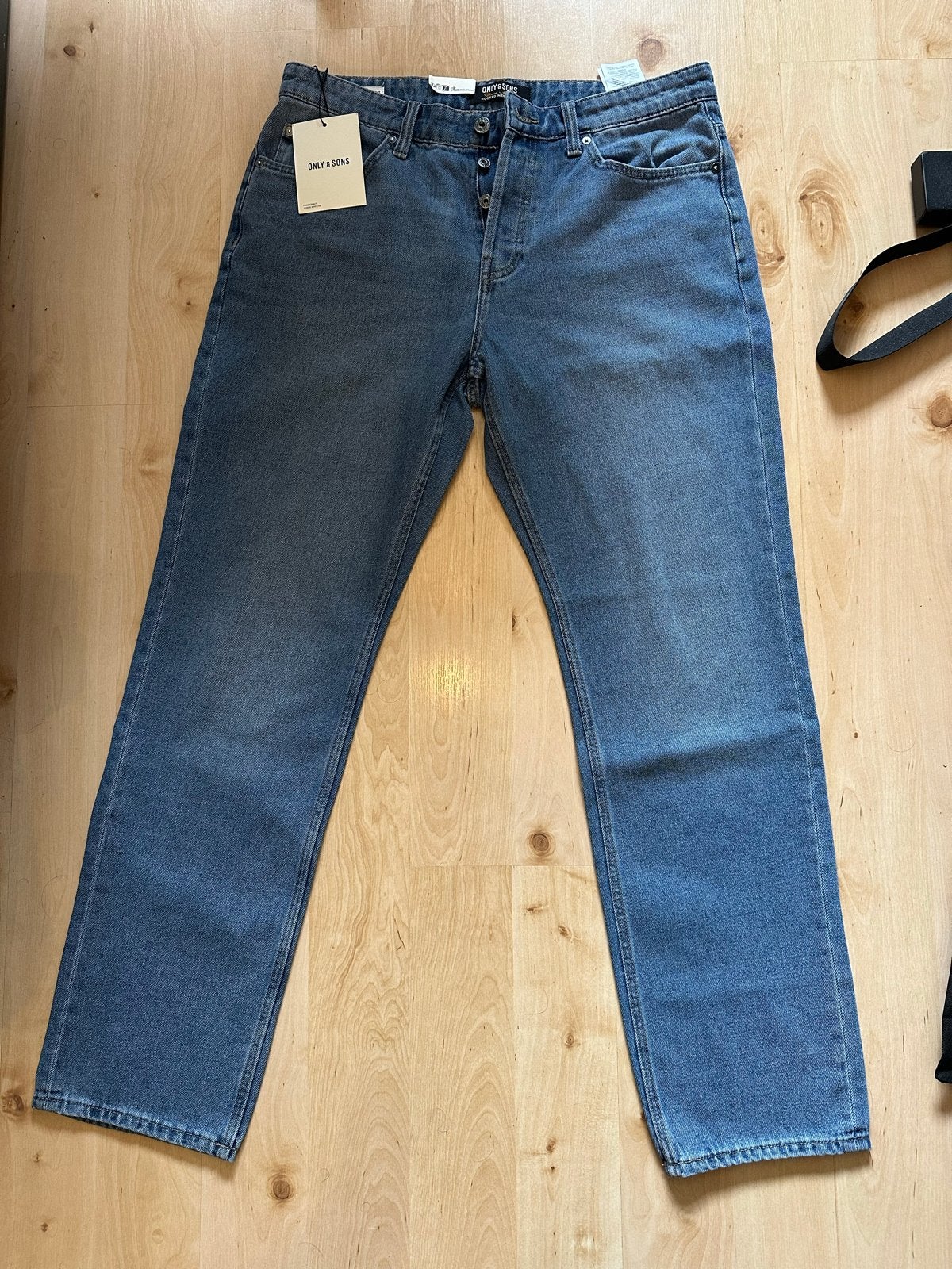 Only & Sons Straight Jeans - Nieuw met kaartje, Kleding | Heren, Ophalen of Verzenden, Nieuw, Blauw, W32 (confectie 46) of kleiner
