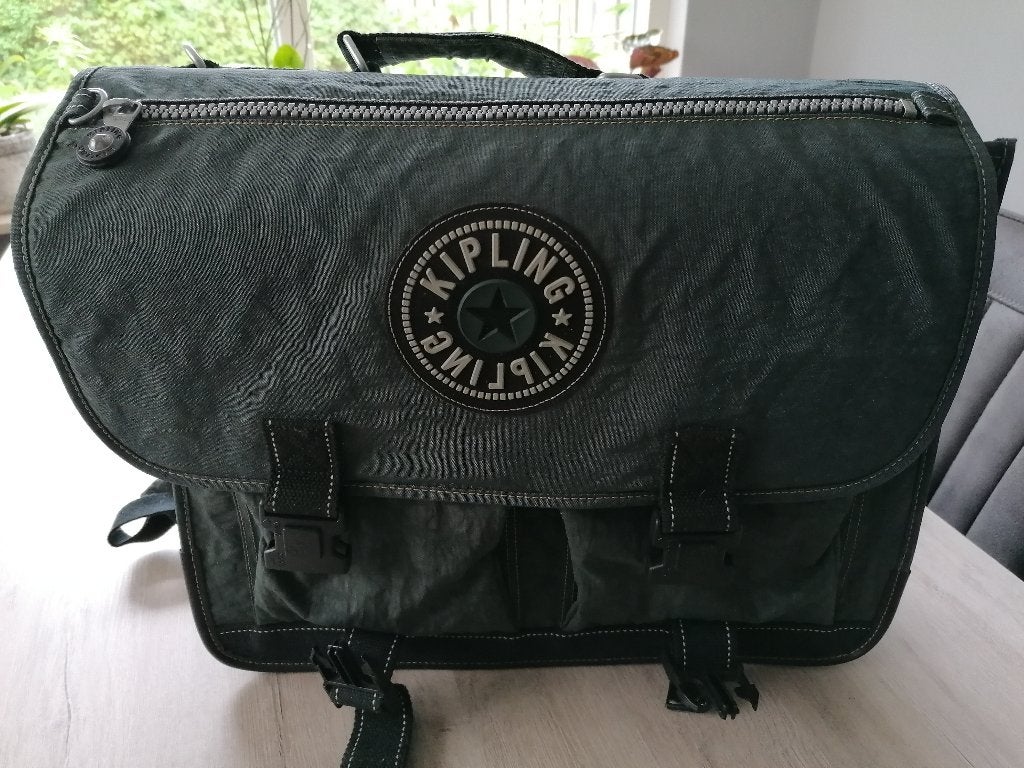kipling schooltas stevige tas, 30 tot 40 cm, Rugtas, Zwart, 40 tot 50 cm