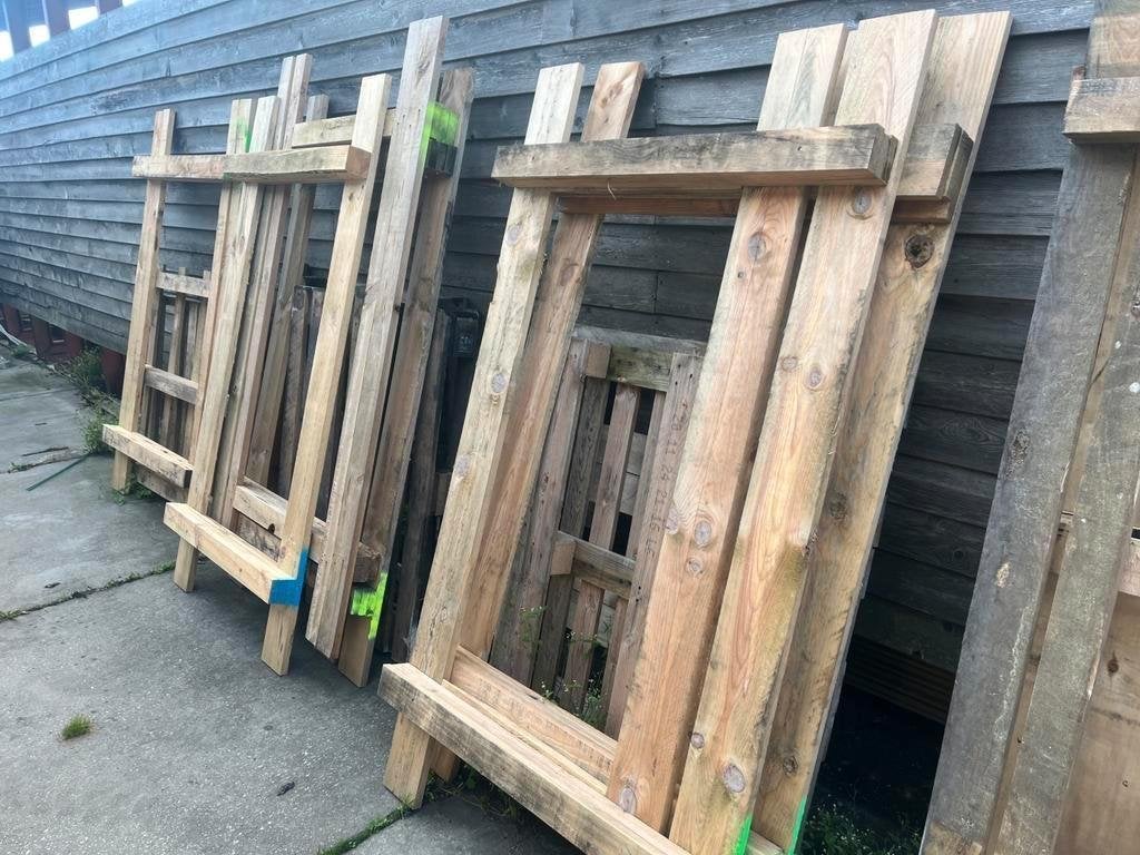Gratis pallets grenen hout brandhout stookhout, Ophalen, Zo goed als nieuw, 180 tot 250 cm, Planken