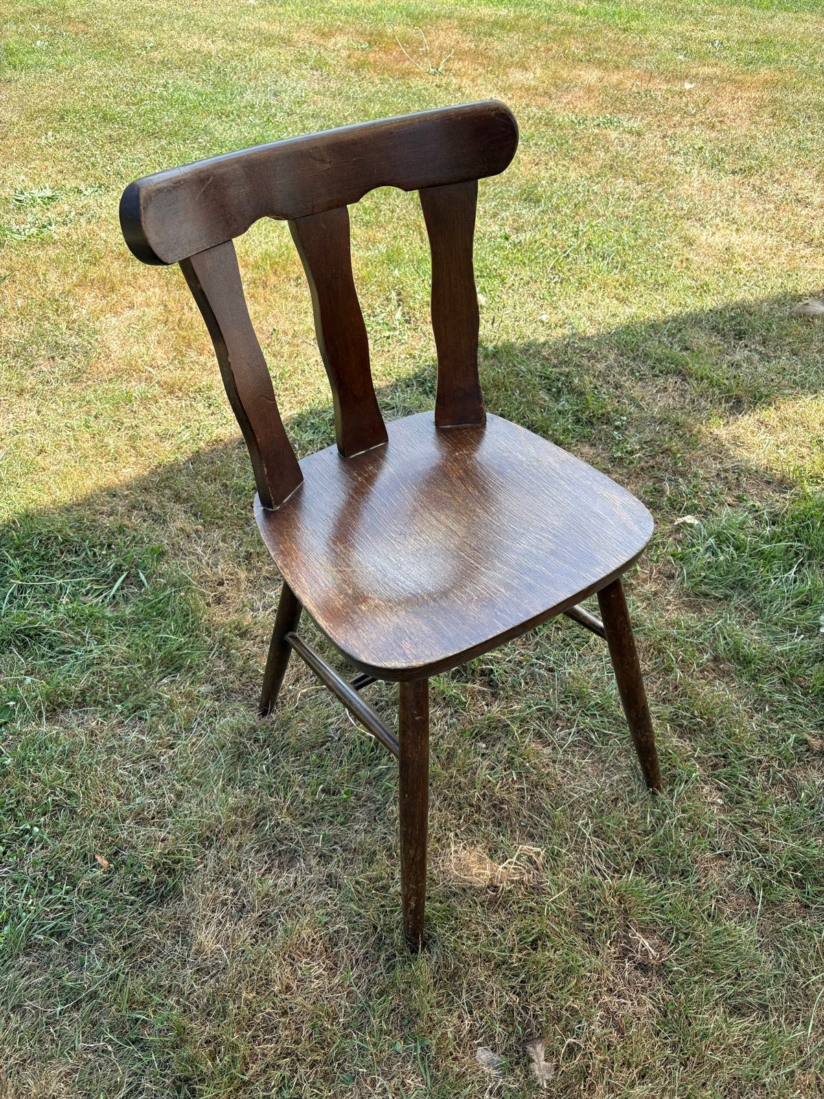 20x Vintage houten Cafe stoel partij stoelen, Ophalen