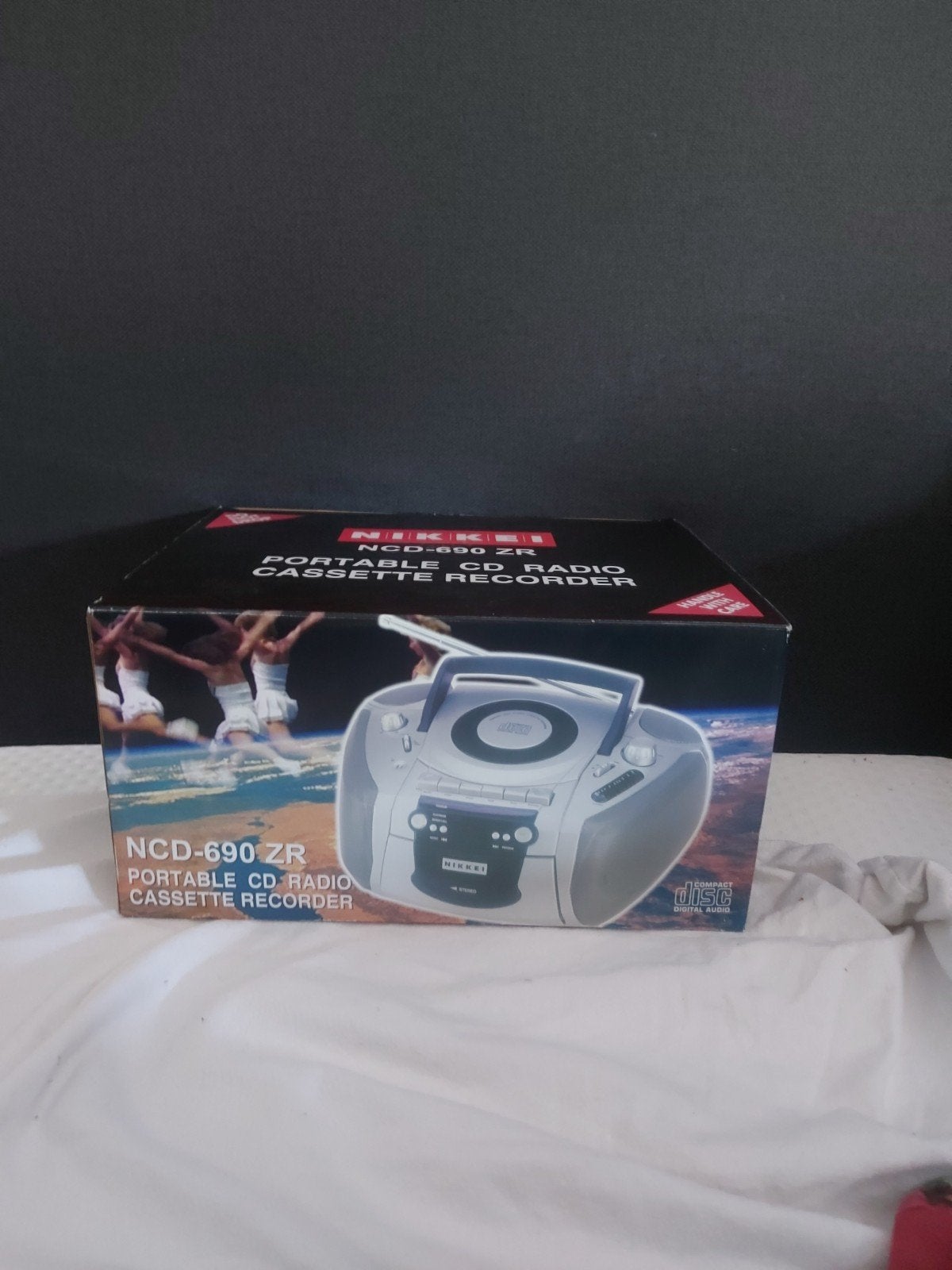Nikkei NCD-690 ZR Draagbare CD Radio Cassette Recorder, Ophalen