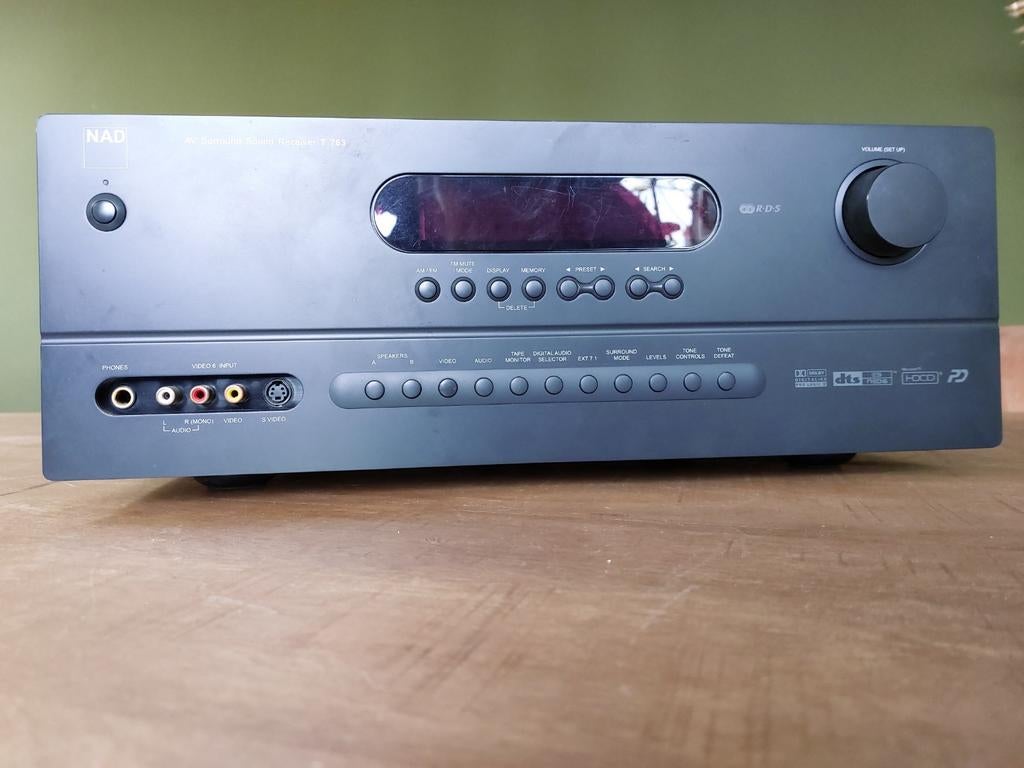 NAD T 763 AV Surround Receiver - Krachtig en Veelzijdig, Overige merken, Gebruikt, Ophalen of Verzenden, 120 watt of meer