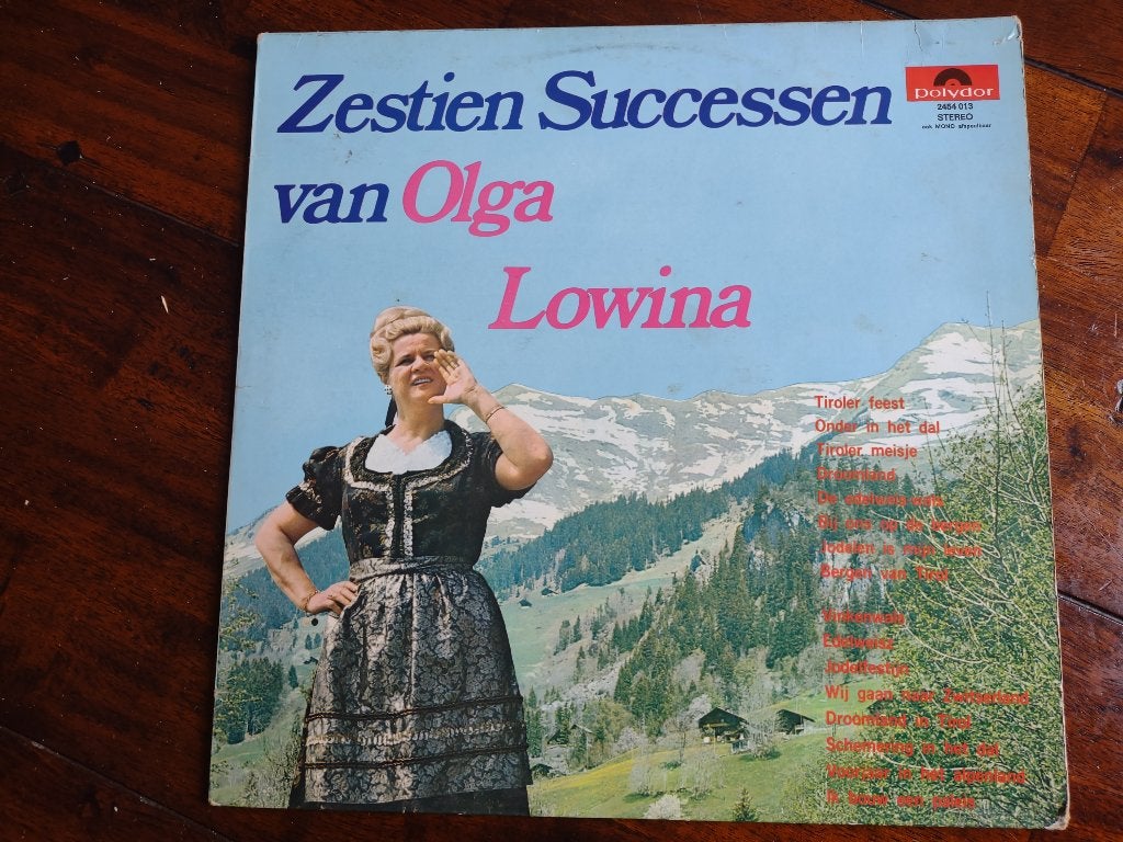 2 Jodel lp's van Olga Lawina, Cd's en Dvd's, Ophalen of Verzenden, Zo goed als nieuw, 12 inch, Feestmuziek