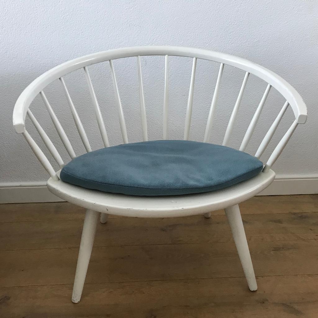 Vintage Arka fauteuil chair stoel Stolab Yngve Ektrom, Ophalen, Gebruikt, 75 tot 100 cm, Nvt