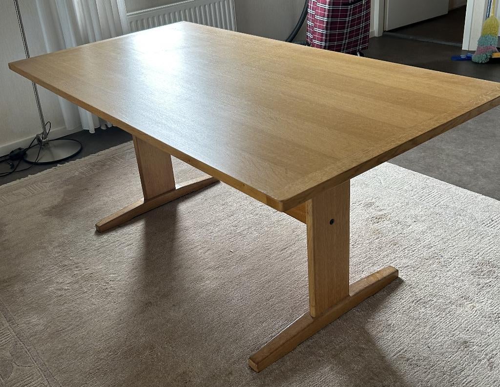 Farstrup Mobler Deens Shaker eettafel tafel eiken vintage, Antiek en Kunst, Antiek | Meubels | Tafels, Ophalen of Verzenden