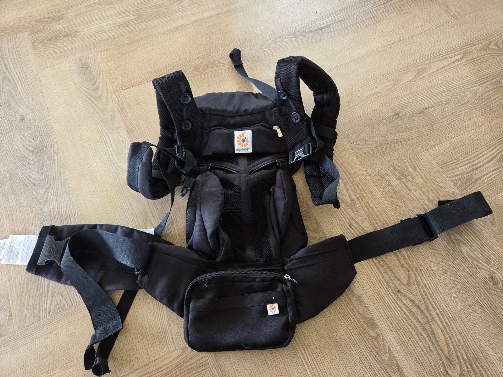 Ergobaby omni 360 breeze Draagzak Zwart, Ophalen of Verzenden, Buik of Rug, Draagzak, Overige merken