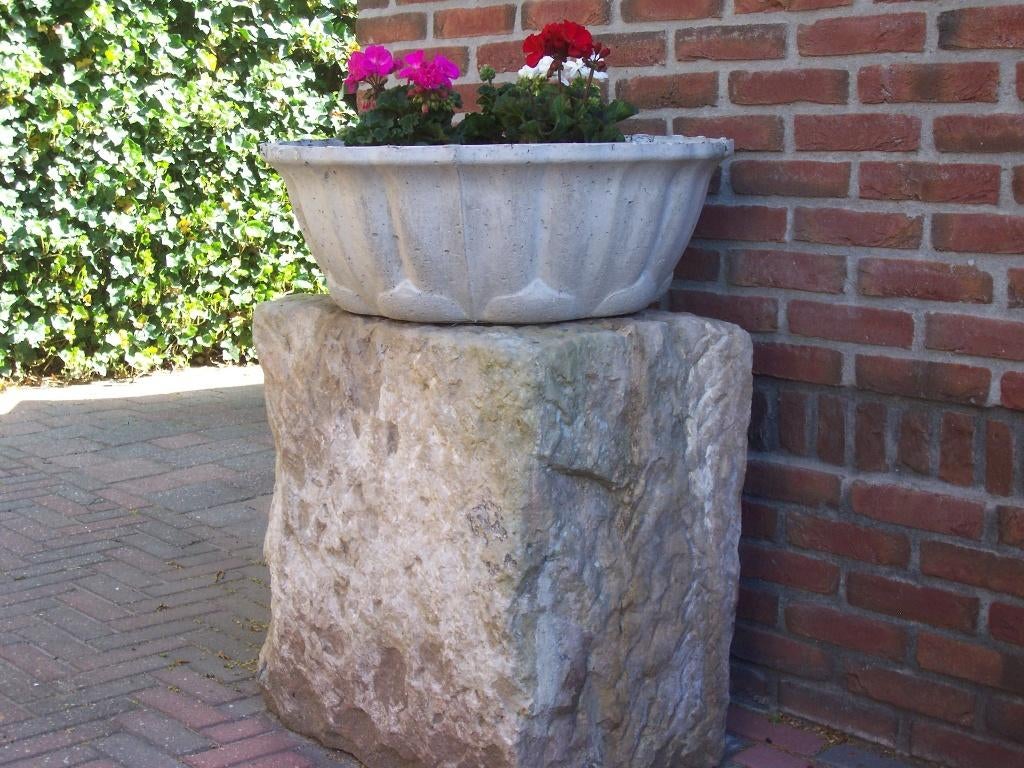 Nieuwe betonnen bloempotten 60 cm, Tuin en Terras, Bloempotten, Ophalen, 40 cm of meer, Rond, Nieuw