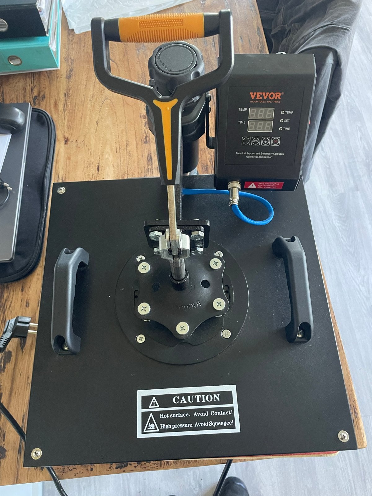 Vevor 8-in-1 Hittepers Machine, textieldruk pers nieuw, Zwart, Overige thema's, Zo goed als nieuw, Machine