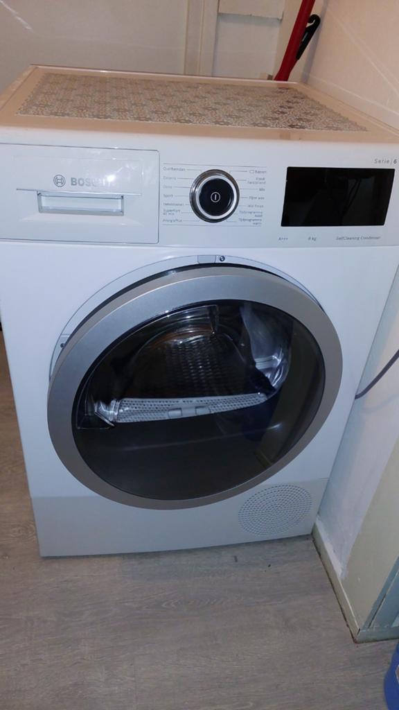 BOSCH WTU87600NL SelfCleaning Condensor Warmtepompdroger, Witgoed en Apparatuur, Wasdrogers, 8 tot 10 kg, Ophalen of Verzenden