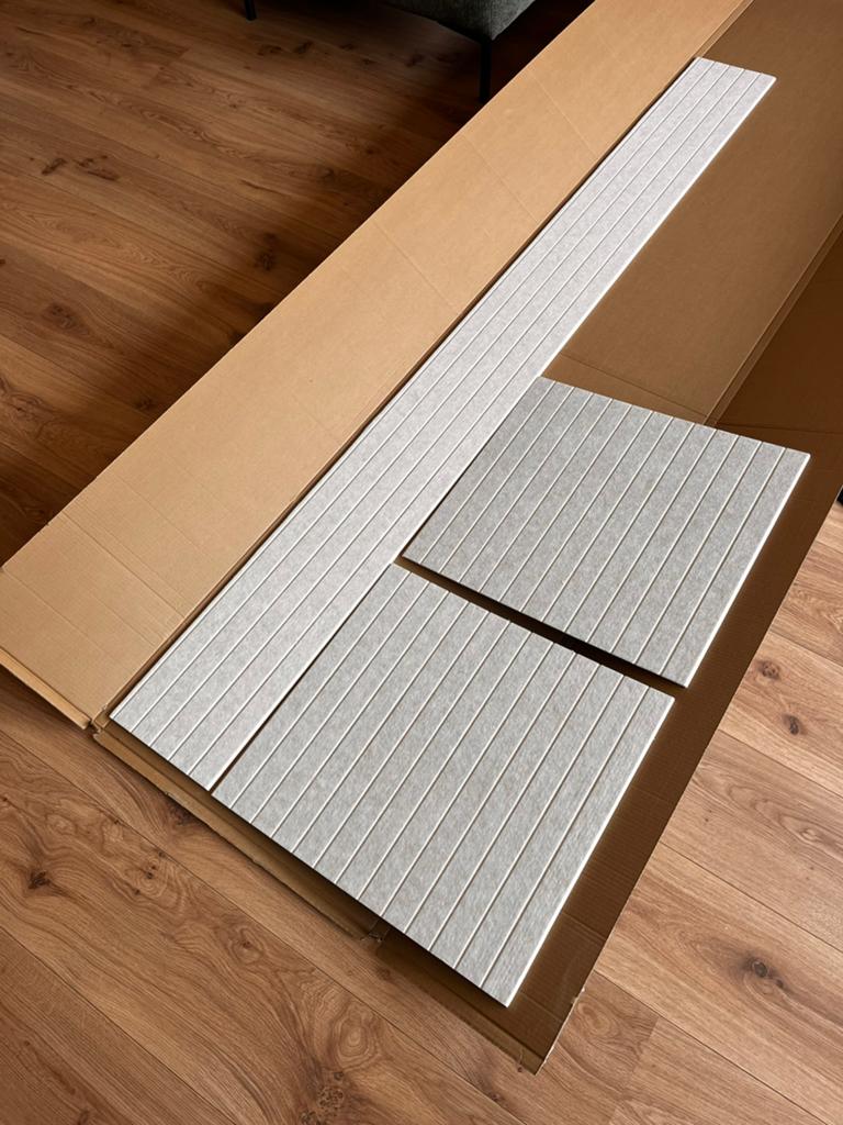 Beige vilt wandpanelen GAMMA, Ophalen, Nieuw