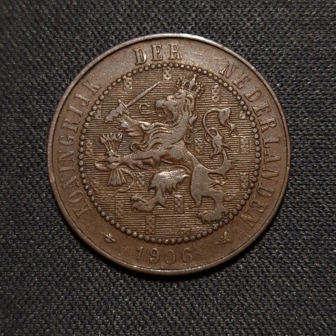 2 1/2 cent 1906, Verzenden, Koningin Wilhelmina, Losse munt
