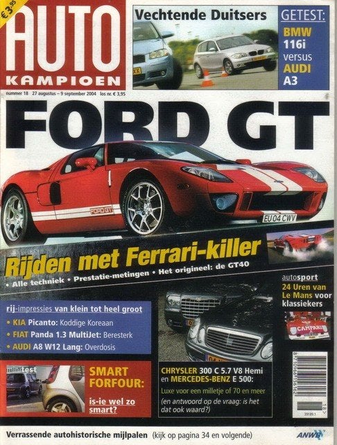 Autokampioen 18 2004 : Mercedes E500 - Saab 9000 - Audi A8, Ophalen of Verzenden, Gelezen, Algemeen