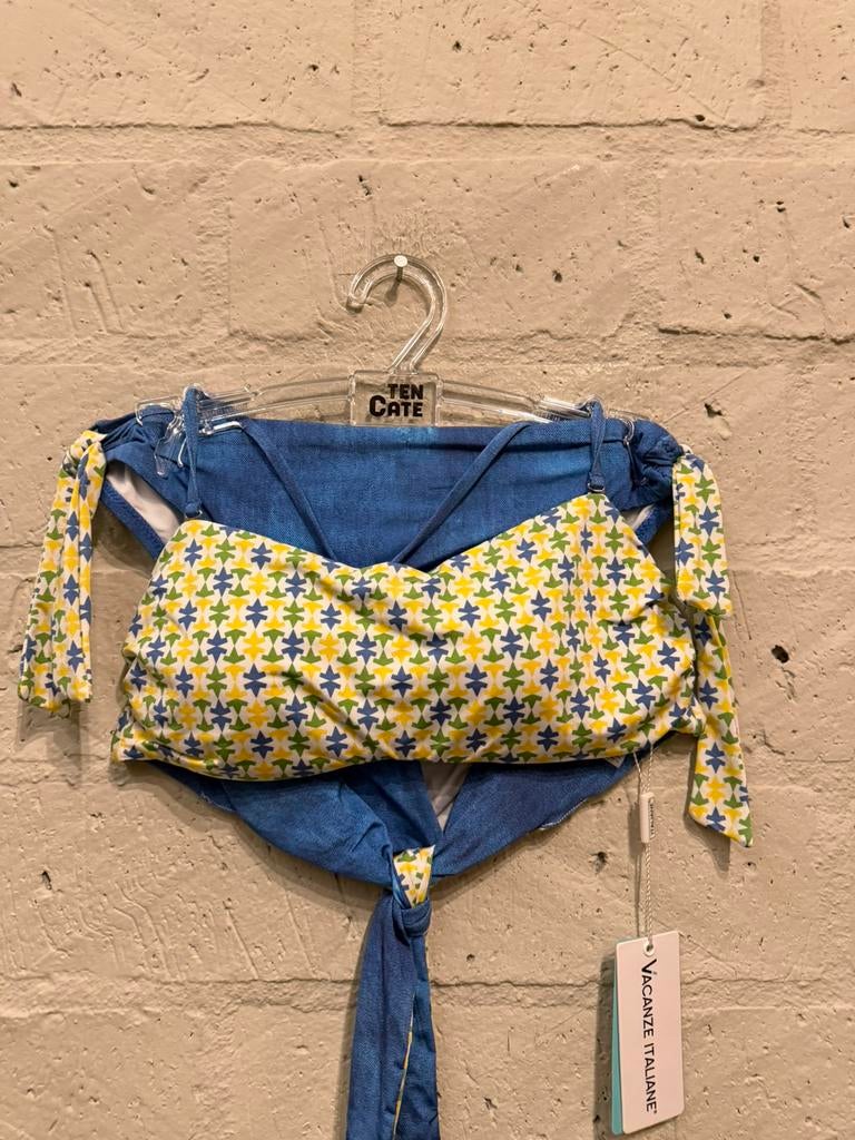 Vacanze Italiane bikini 75C/ 38C slip 38 NIEUW!! Nu €25, Ophalen of Verzenden, Nieuw, Blauw, Bikini
