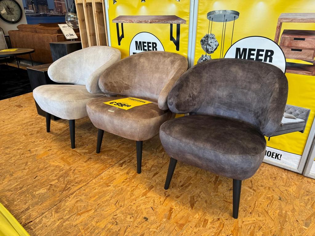 Comfortabele fauteuils in diverse stijlen vanaf €99, Nieuw, 75 tot 100 cm, Ophalen of Verzenden, Modern, Klassiek, Lounge
