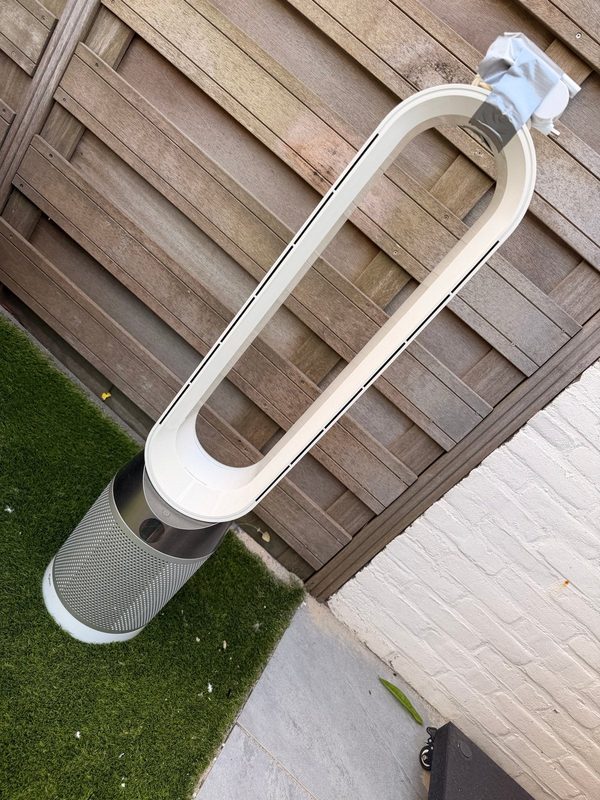 Dyson Ventilator TP04 pure cool tower met HEPA filter, Ophalen, Ventilator met afstandsbediening, Zo goed als nieuw, Torenventilator