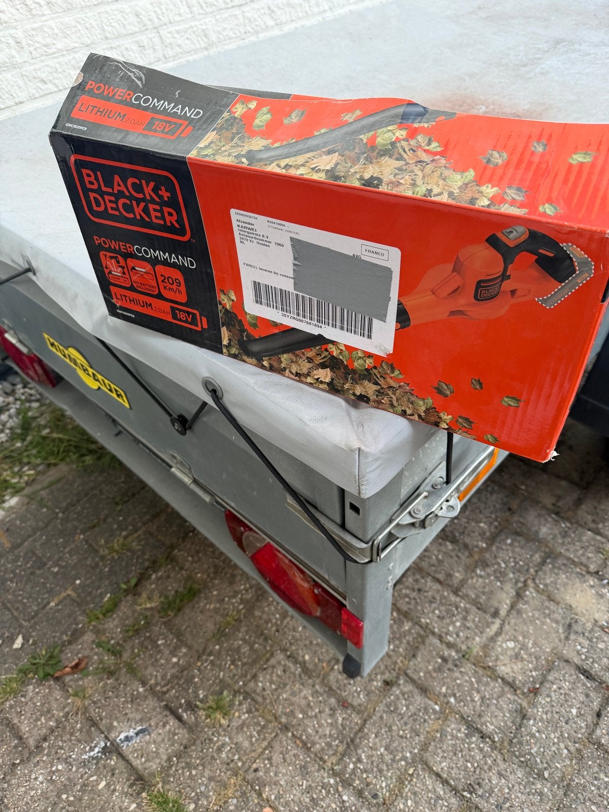 Kleine Black+Decker 18V Bladblazer (zonder accu), Ophalen, Nieuw, Accu, Handgedragen