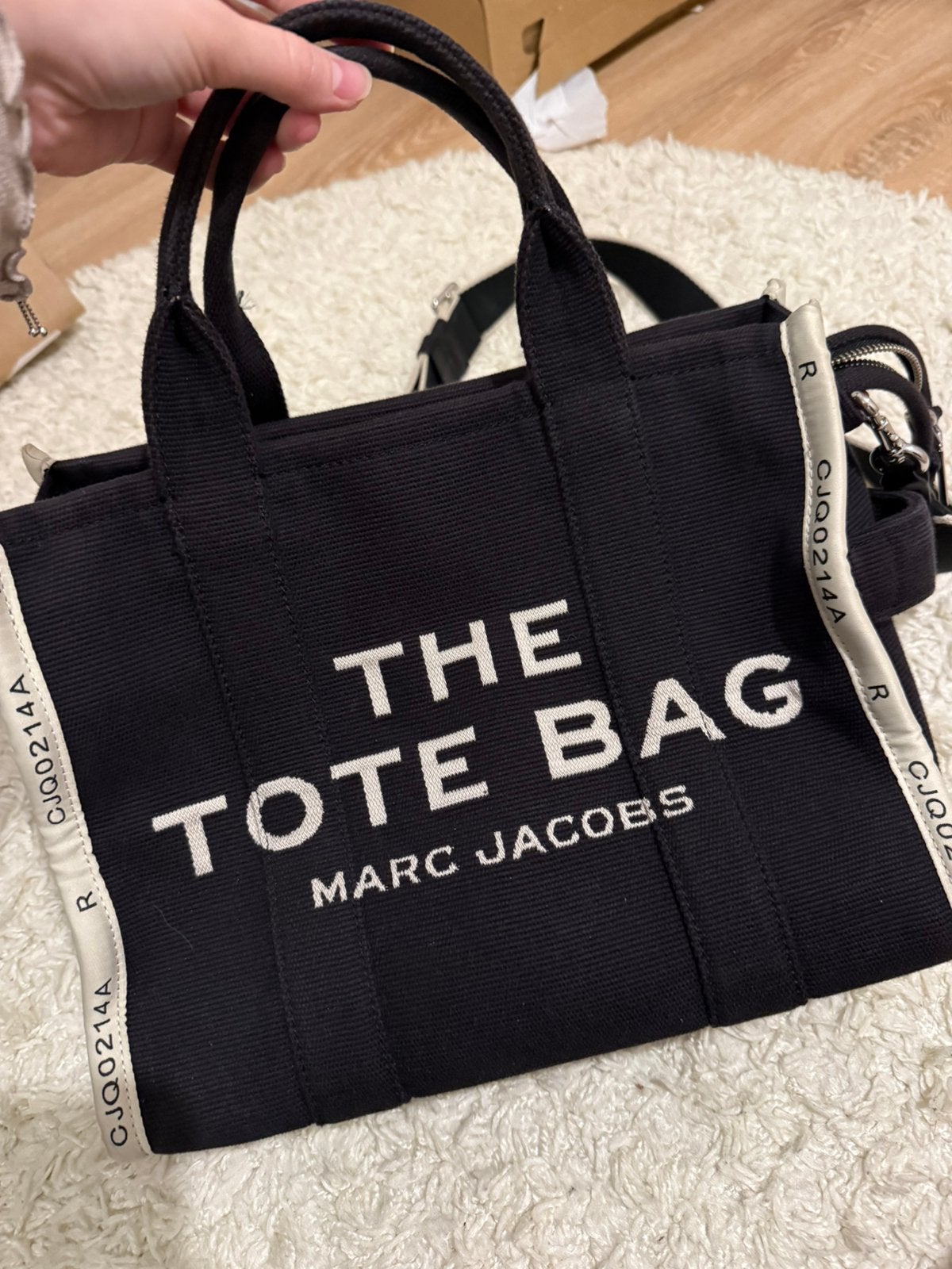 Marc Jacobs Tote bag medium, Ophalen of Verzenden, Zo goed als nieuw, Zwart