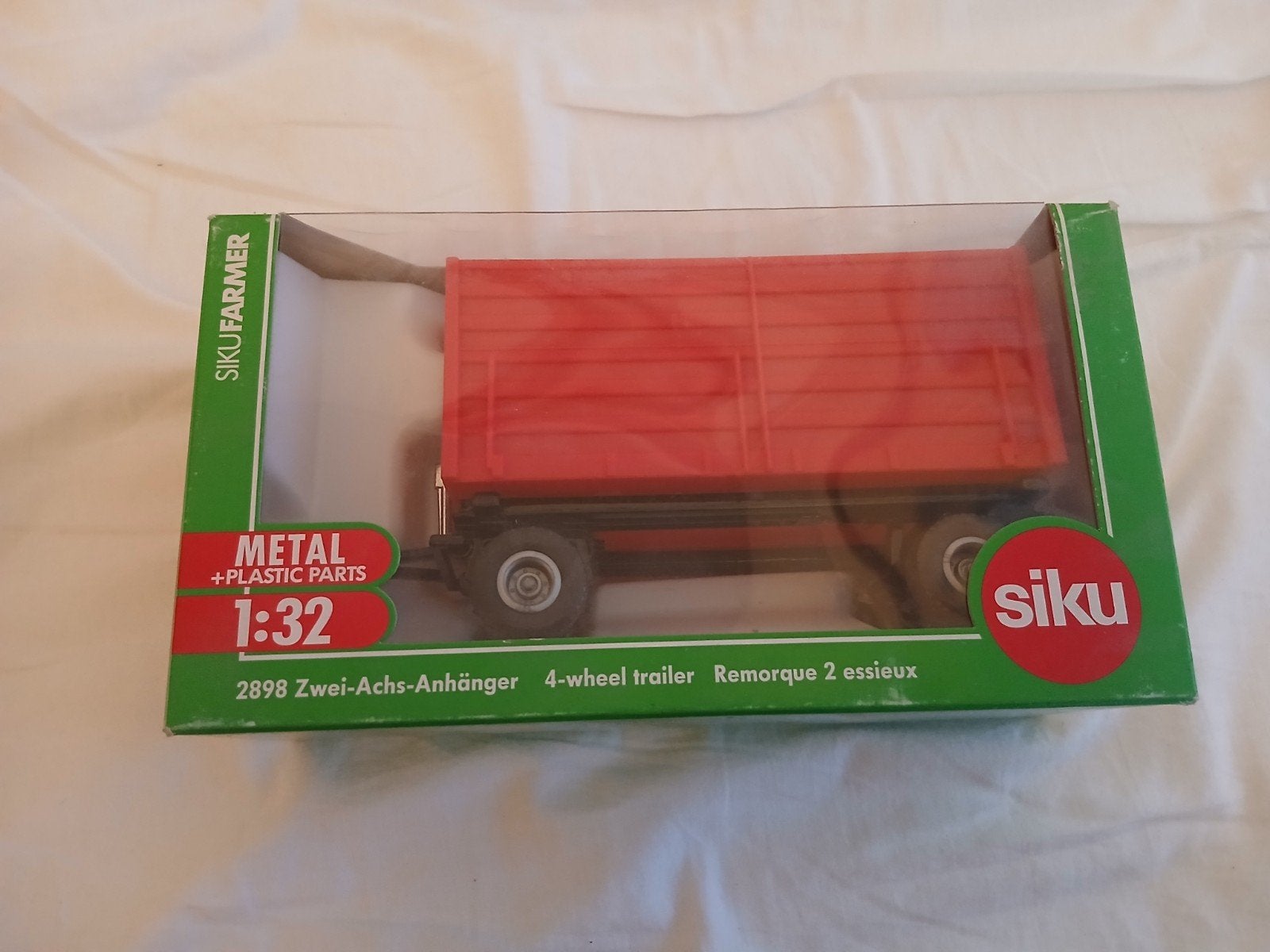 Siku Farmer 2898 Twee-Assige Aanhanger 1:32, Overige merken, 1:32 tot 1:50, Overige typen, Nieuw