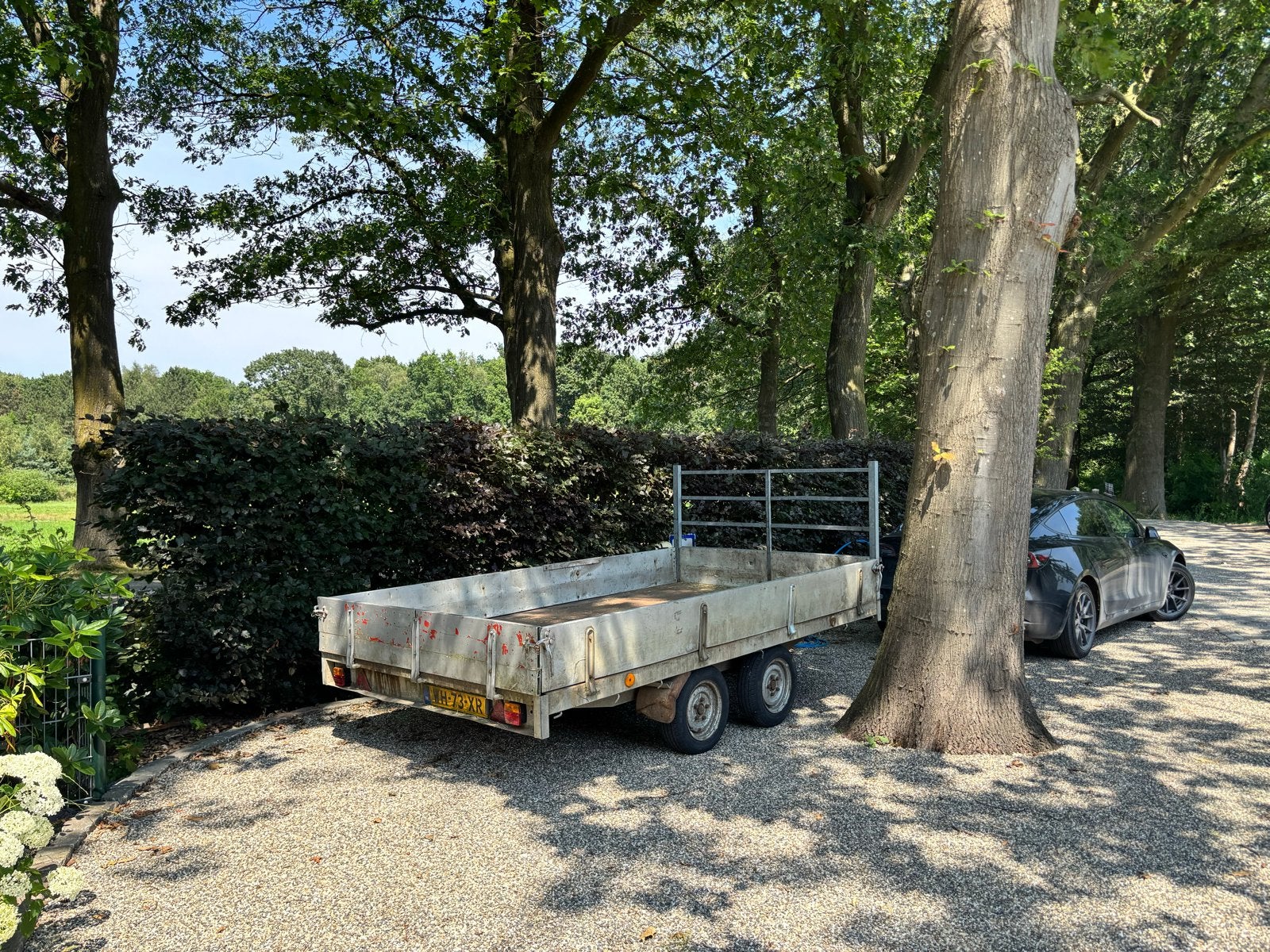 Titan tandemasser aanhanger – robuust en groot, Auto diversen, Aanhangers en Bagagewagens, Ophalen, Gebruikt