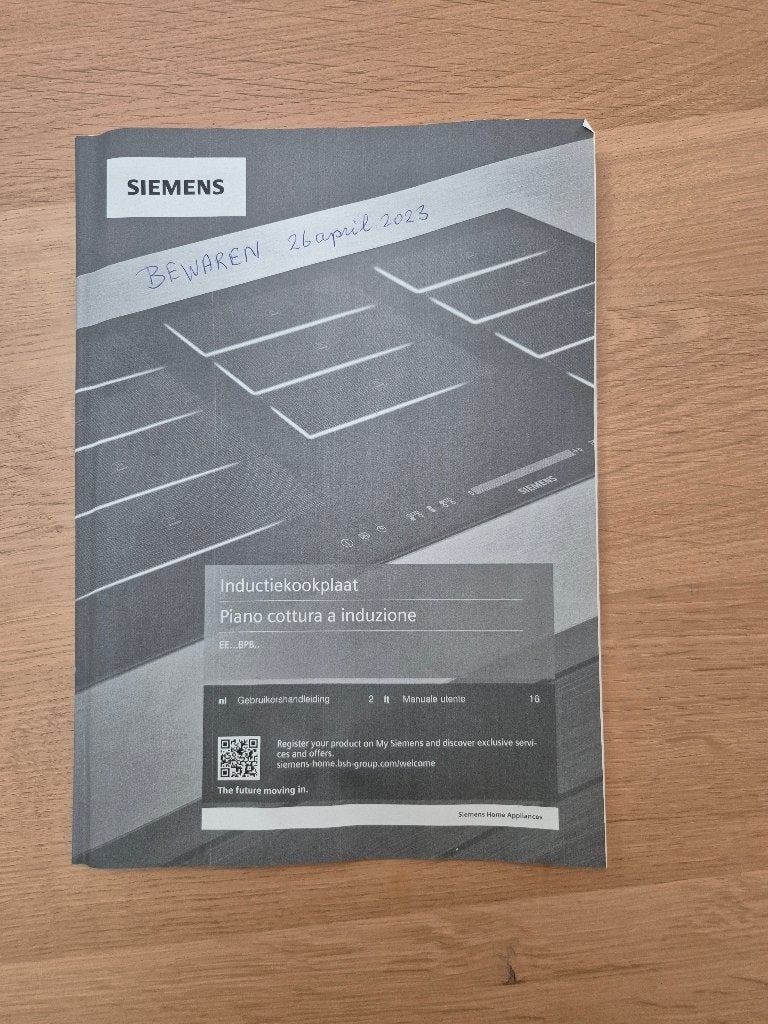 Inductiekookplaat, Witgoed en Apparatuur, Kookplaten, Ophalen, 4 kookzones, Zo goed als nieuw, Inbouw