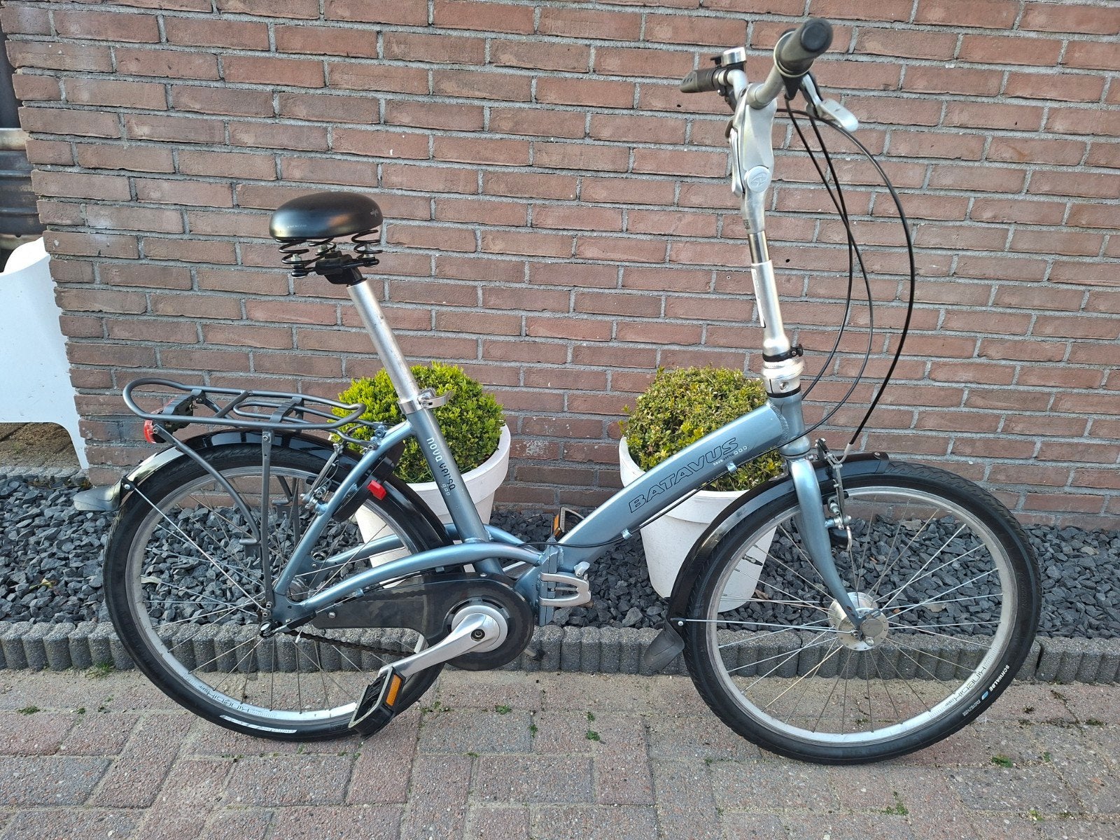 Vouwfiets  Batavus Nova Versa met naafversnellingen, Ophalen, 20 inch of meer, Gebruikt, Versnellingen
