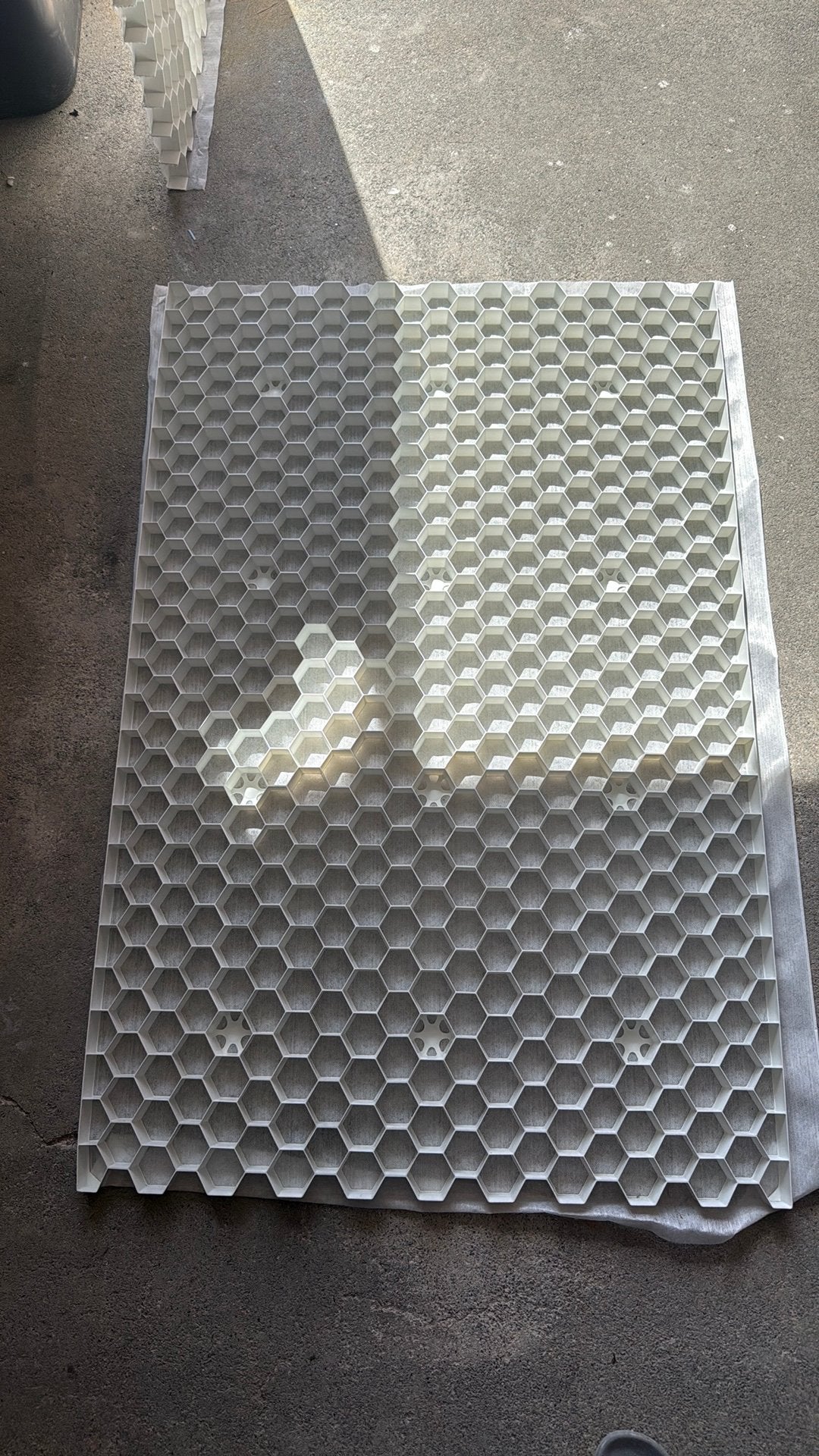 Grindmat 2 stuks en een beetje, Ophalen, Nieuw, Wit, Overige materialen