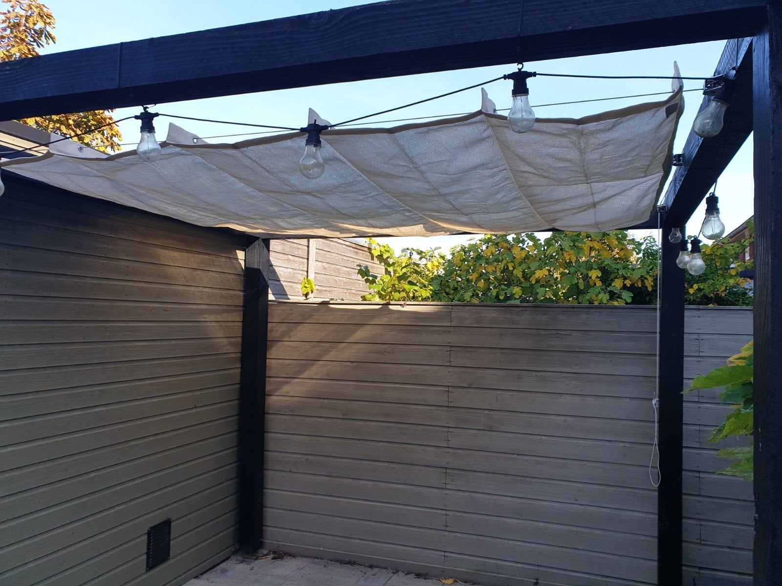 Schaduwdoek Nesling harmonicadoek 3x3meter, Ophalen