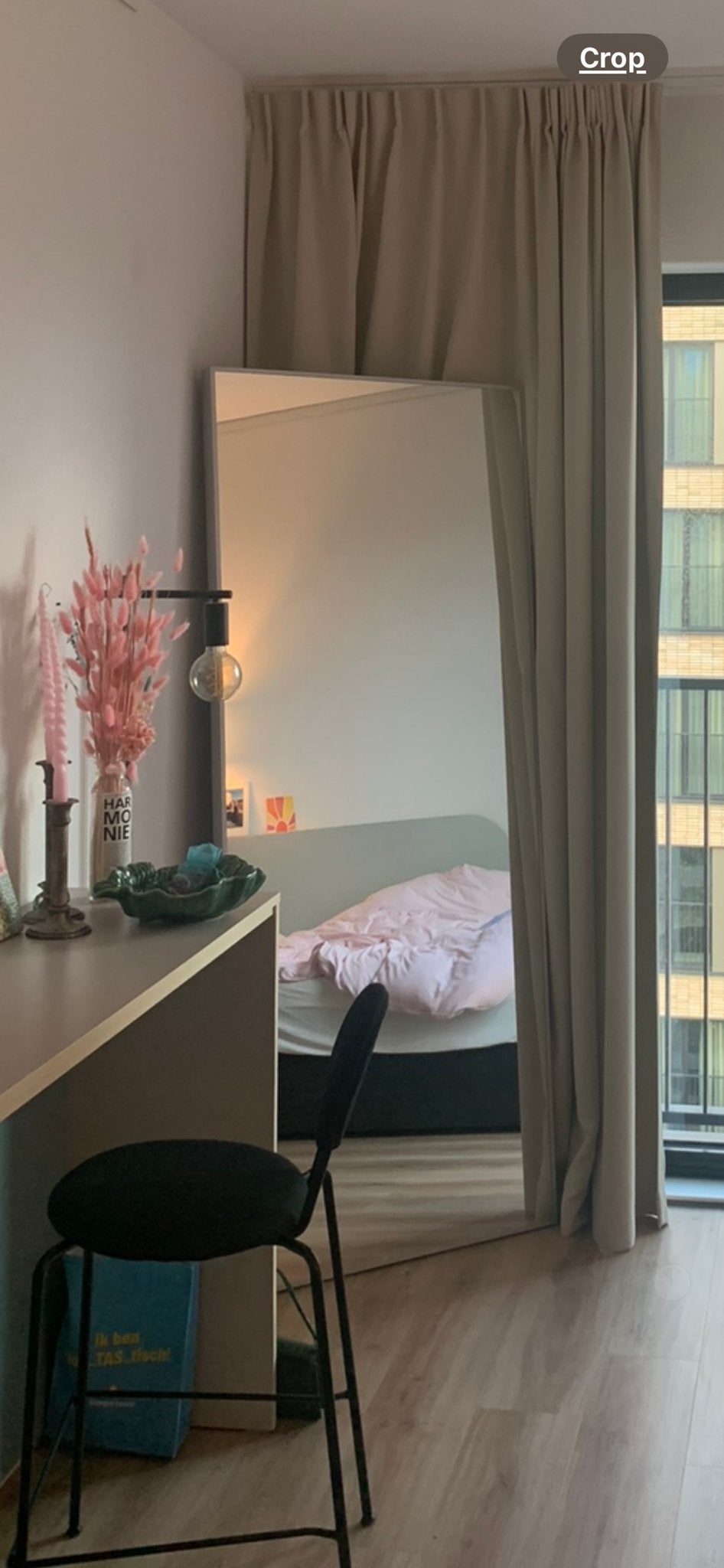 IKEA HOVET spiegel 78x196 cm, Huis en Inrichting, Woonaccessoires | Spiegels, Ophalen, Gebruikt, 75 tot 100 cm, 150 tot 200 cm
