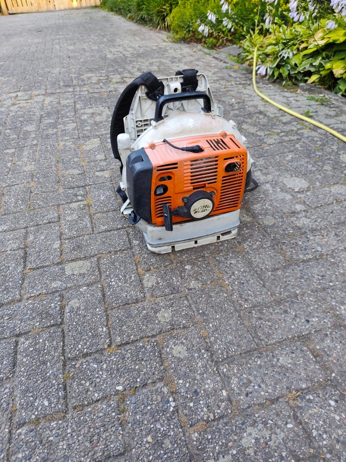 Stihl BR 200 Bladblazer - Krachtig en Comfortabel, Tuin en Terras, Bladblazers, Gebruikt, Ruggedragen, Ophalen of Verzenden, Stihl