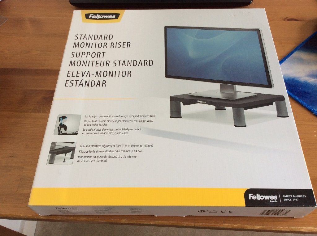 Fellowes standard monitor riser monitorverhoger nieuw, Ophalen of Verzenden, Nieuw, Fellowes