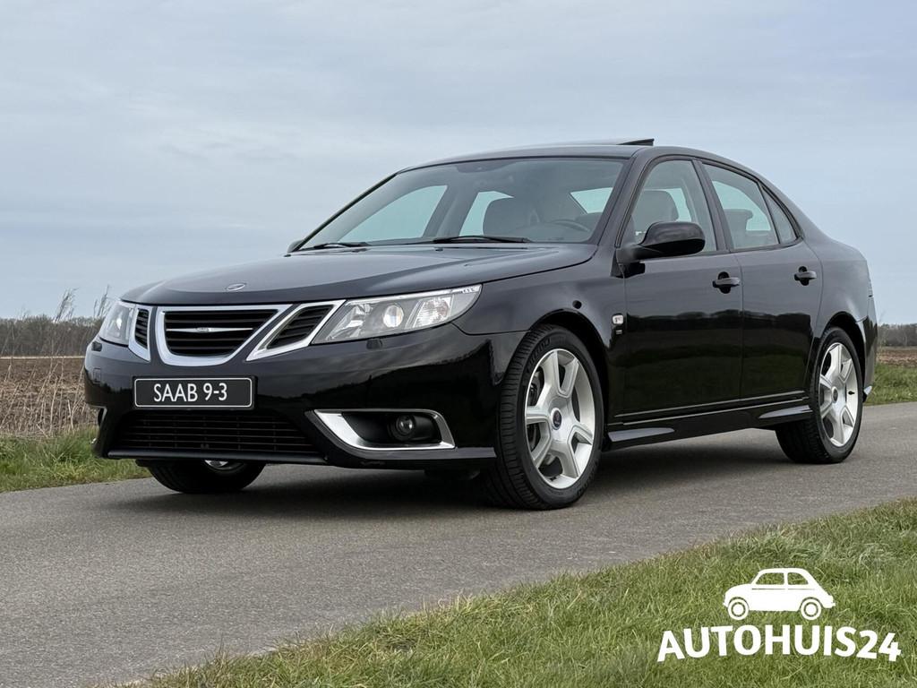 Saab 9-3 Sport Sedan 2.0 T 210pk Aero XWD Exklusiv bj2011, Auto's, Automaat, Gebruikt, Beige, 4 cilinders