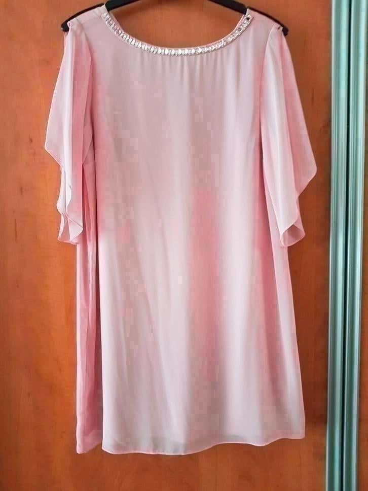 Jurk chiffon maat 42, Maat 42/44 (L), Nieuw, Ophalen of Verzenden, Knielengte