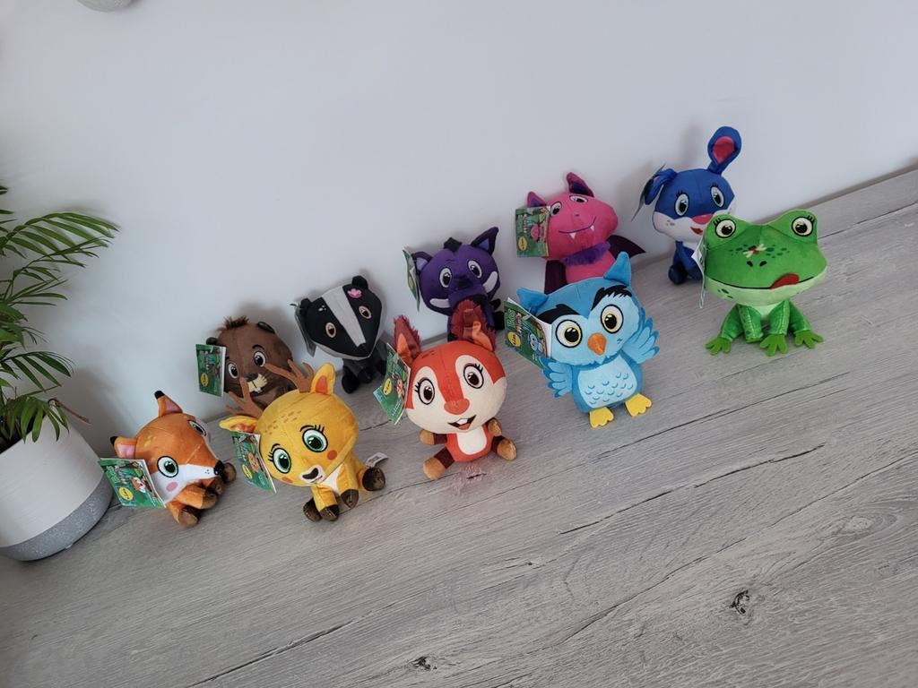 Complete Set Lidl Bosmini's Knuffels Nieuw, Ophalen of Verzenden, Nieuw, Overige typen