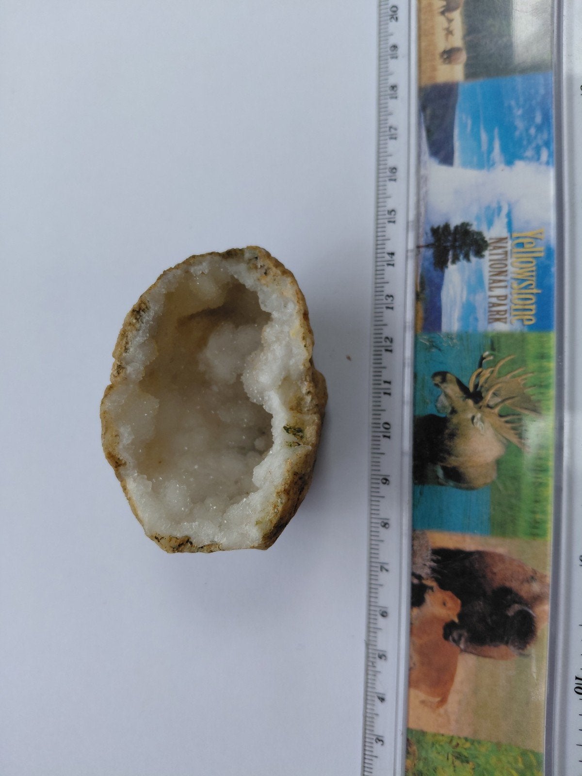 Prachtige Geode met Kwarts Kristallen, Verzamelen, Ophalen of Verzenden, Mineraal