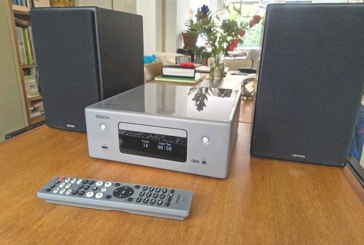 Denon CEOL RCD-N10 CD/Netwerk Receiver met Speakers, Ophalen, Denon, Cd-speler, Zo goed als nieuw
