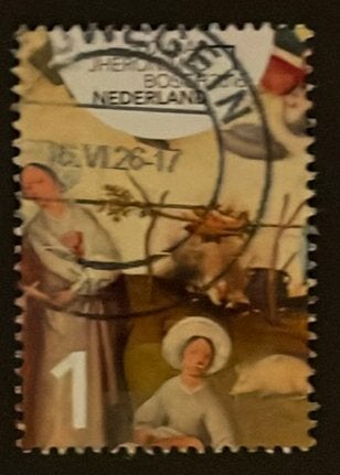 2016 500 jr Jheronimus Bosch nvph 3382A uit PR62 gest., Postzegels en Munten, Ophalen of Verzenden, Na 1940, Gestempeld