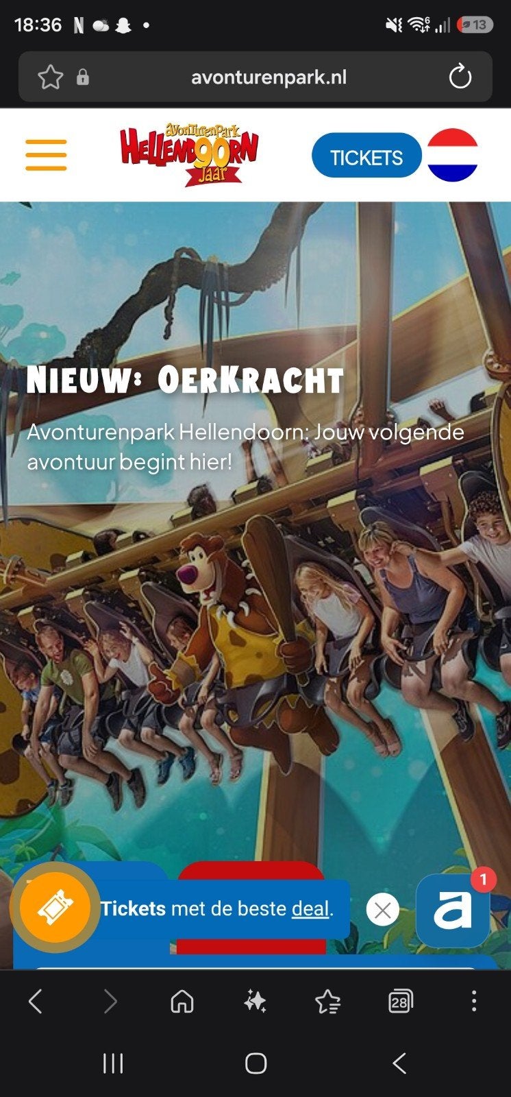 2x HELLENDOORN!, Tickets en Kaartjes, Twee personen, Ticket of Toegangskaart