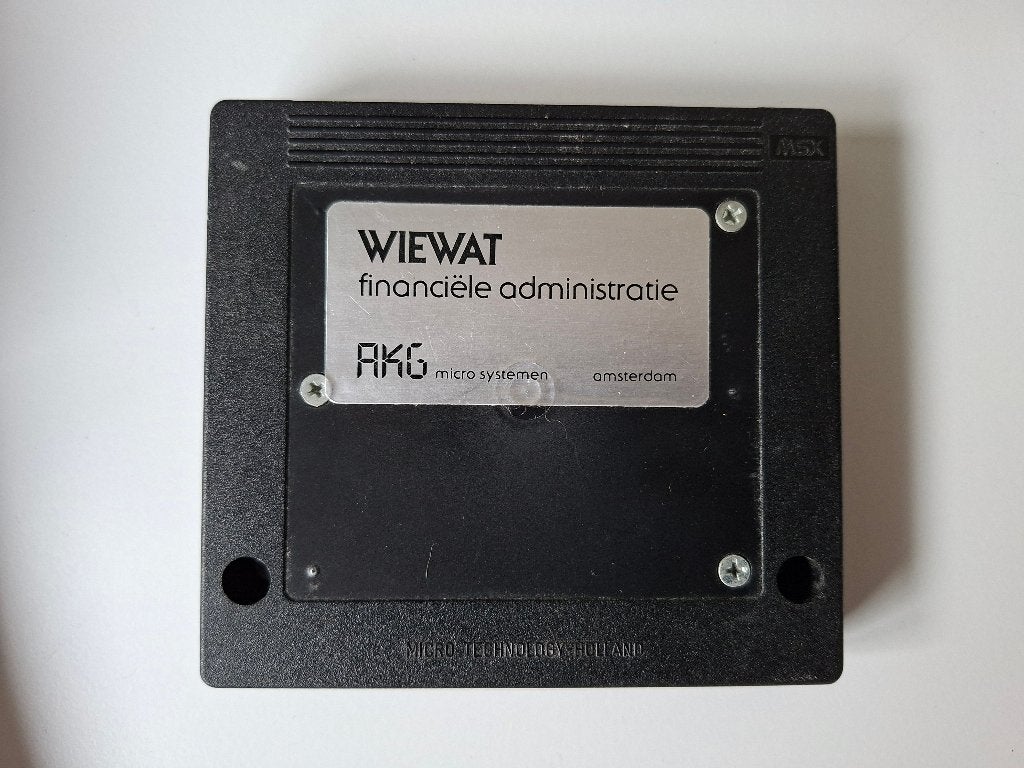 WieWAT (MSX), Computers en Software, Verzenden, PHILIPS MSX